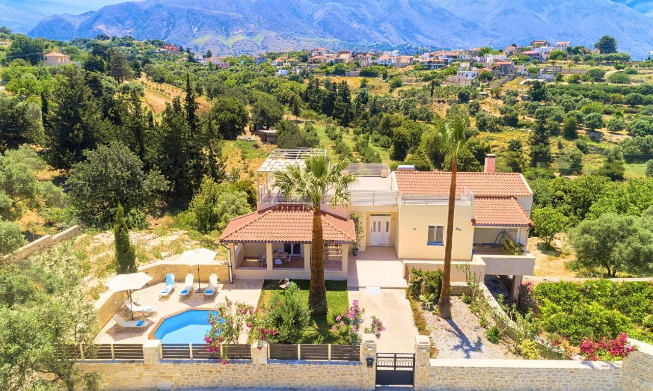 Villa Di Palma Heated Pool Koufi Kültér fotó