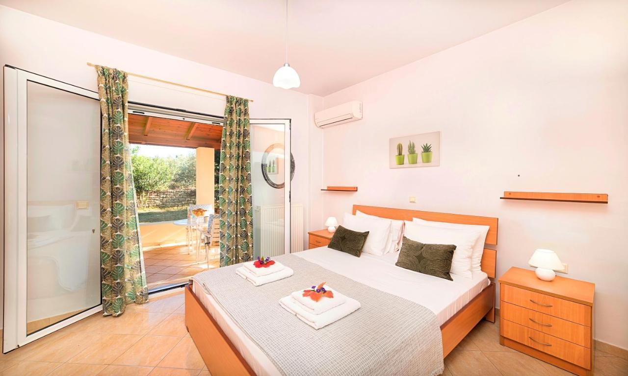 Villa Di Palma Heated Pool Koufi Kültér fotó